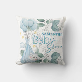 Baby Shower. Spipande Baby Bear Blue. Kudde