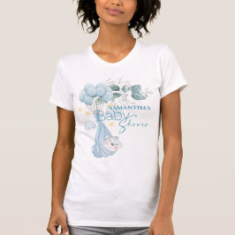 Baby Shower. Spipande Baby Bear Blue. T Shirt