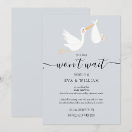 Baby Shower, Sprinkle Avbokningskort Inbjudningar