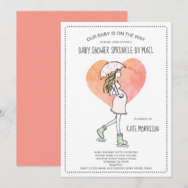 Baby Shower Sprinkle by Mail Inbjudningar