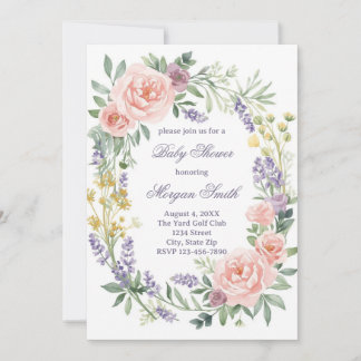 Baby Shower Sprinkle Invitation – Watercolor Inbjudningar