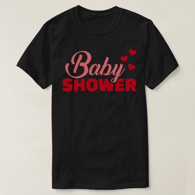 Baby Shower T Shirt (Design framsida)