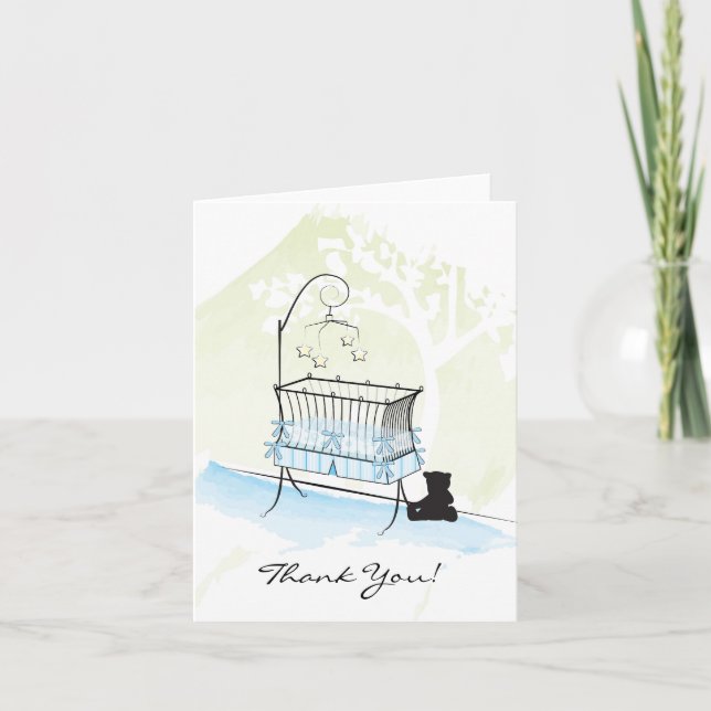 Baby Shower Tack - Blue (Framsida)