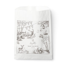 Baby Shower-Tack för träddjur