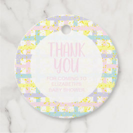 Baby Shower Tack Gåvor Etiketter