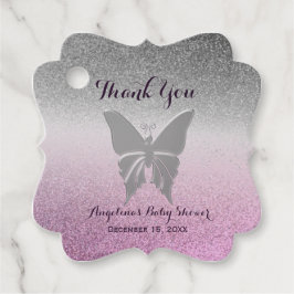 Baby Shower Tack Gåvor Etiketter