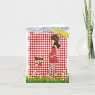Baby Shower Tack Kort
