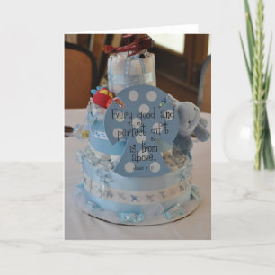Baby shower tack kort