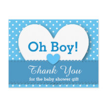 BABY SHOWER TACK Polka Dot V08 BLUE