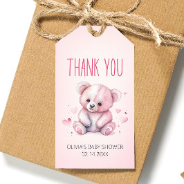 Baby Shower Tack. Presentetikett