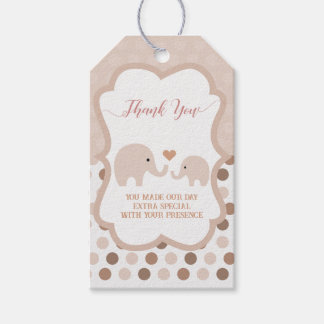 Baby Shower Tack Presentetikett