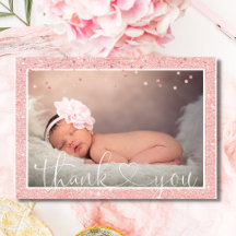 Baby Shower TACK Rosa Glitter Baby Shower | FOTO