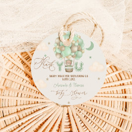 Baby Shower Tack Snyggt Mycket Gåvor Etiketter