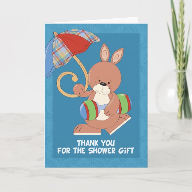 Baby Shower Tackkort (Framsida)