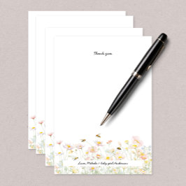 Baby Shower tackkort Card för honungsbin Tack Kort