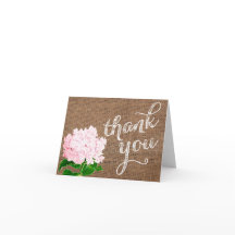 Baby shower tackkort, jutesnöre tackkort