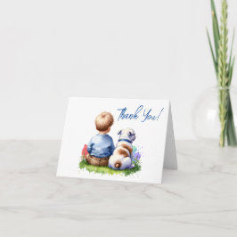 Baby Shower Tackkort Kort