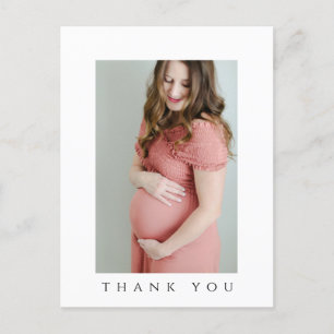 Baby Shower Tacksamhetskort Meddelande Vykort