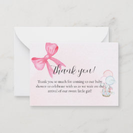 Baby Shower Thank You Card Design Anteckningskort