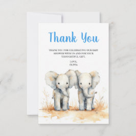 Baby Shower Thank You Card Tack Kort