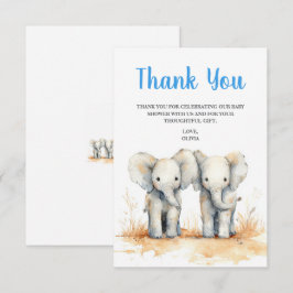 Baby Shower Thank You Card Tack Kort