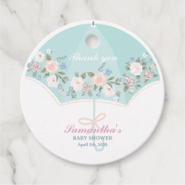 Baby Shower Thank you Tag Gåvor Etiketter