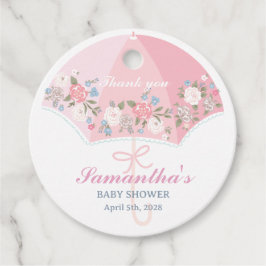 Baby Shower Thank you Tag Gåvor Etiketter