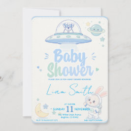 Baby Shower -UFO Pets- Inbjudningar