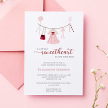 Baby Shower Valentine Cute