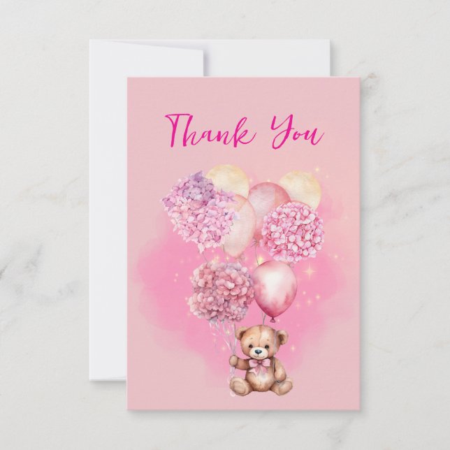 Baby Shower Vi kan vänta tidigt Tack Kort (Framsida)