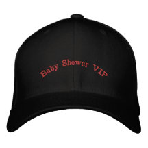 Baby Shower VIP Fram M Initial Bak Svart Flexfit