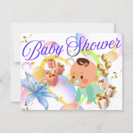 Baby Shower Vykort