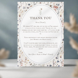 Baby Shower Watercolor, Vildblomma Tackkort Tack Kort