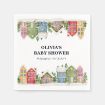 Baby Shower Winter snowy-by