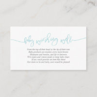 Baby Shower, Wishing well, Kreativ Tiffany Script