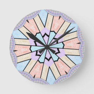 Baby showerdesign rund klocka