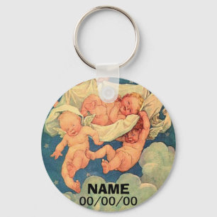 BABY SHOWERFAVÖRER, dop, Christenig Nyckelring