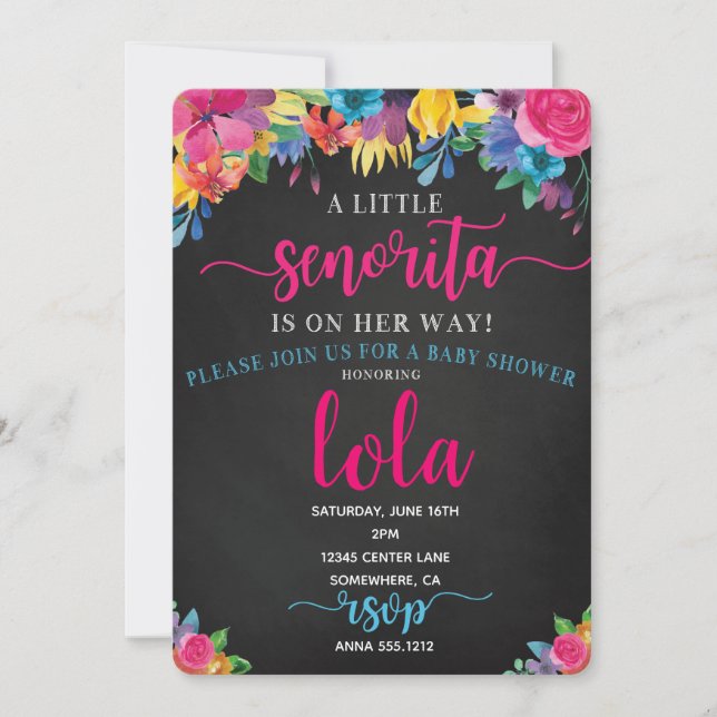 BABY SHOWERFIESTAINBJUDAN INBJUDNINGAR (Framsida)
