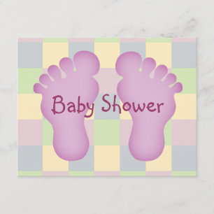 Baby showerflicka inbjudningar