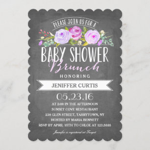 Baby showerfrunch inbjudningar
