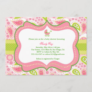 Baby showerinbjudan inbjudningar