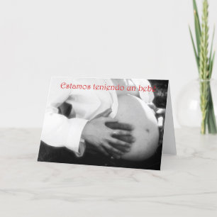 Baby showerinbjudan som förväntar SPANJOR för en Inbjudan