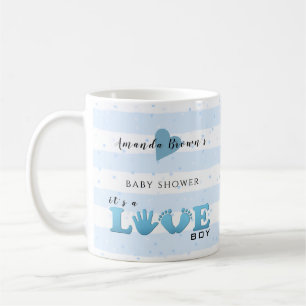 Baby showerkärlekpojke kaffemugg