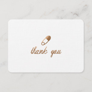 BABY SHOWERTACK CARD-FLAT TACK KORT