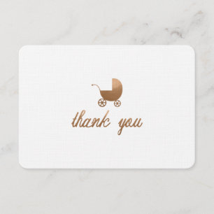 BABY SHOWERTACK CARD-FLAT TACK KORT