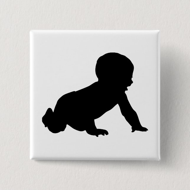Baby Silhouette Knapp (Framsida)