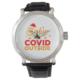 Baby sin Covid utanför julklappen Gift Idea Armbandsur