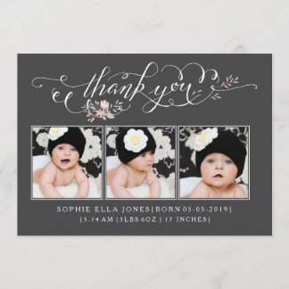 Baby Sip & See Tack Birth Notice Inbjudningar
