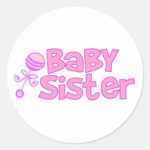 Baby Sister Runt Klistermärke