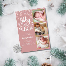 Baby sitt Kall utanför 3-Helgdag för foto Meddelande